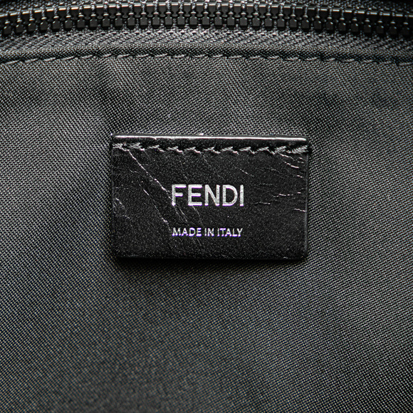 Pre-Loved Fendi Canvas Logo Patch Tote - Picture 4 of 9